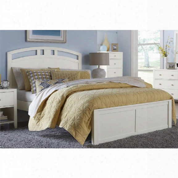 Ne Kids Pulse King Panel Bed In White