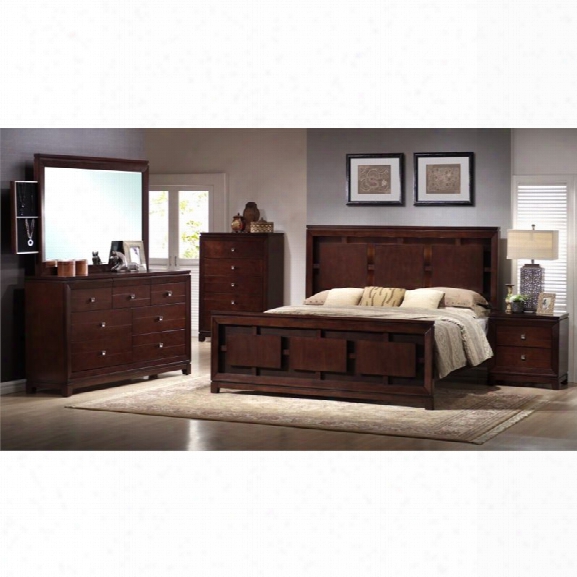 Picket House Furnishings Easton 6 Piece King Bedroom Set In Cherry