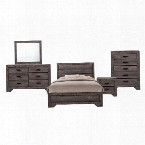 Picket House Furnishings Grayson 5 Piece Queen Panel Bedroom Set