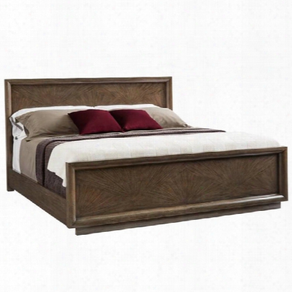 Stanley Furniture Panavista Panorama California King Panel Bed In Quicksilver