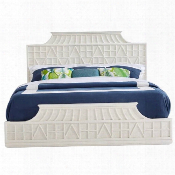 Stanley Havana Crossing Amistad California King Fretwork Bed In Finca White