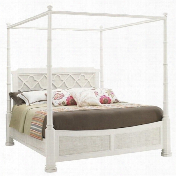 Tommy Bahama Home Ivory Key Southampton Panel Bed In White-queen