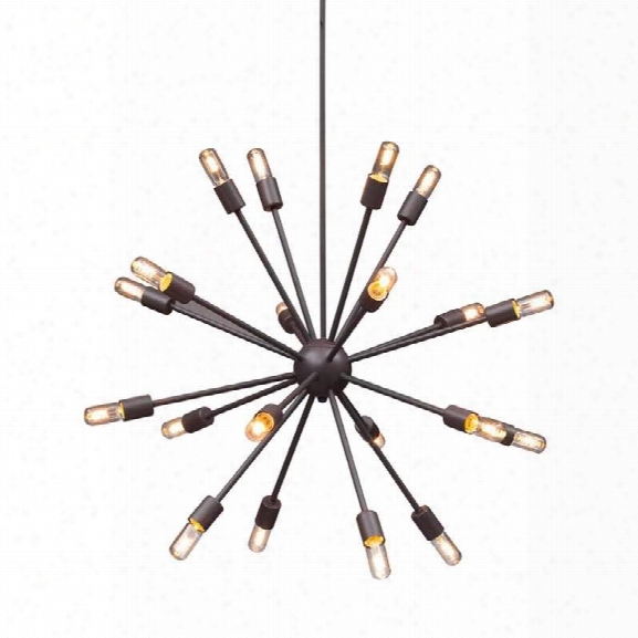 Zuo Sapphire Ceiling Lamp In Large Rust