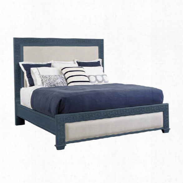 Coastal Living Oasis-catalina Panel Bed California King Size In Cotswold Blue