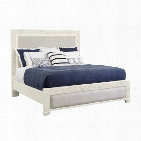 Coastal Living Oasis-catalina Panel Bed California King Size In Saltbox White