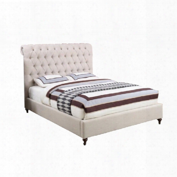 Coaster Deveon Upholstered California King Bed In Beige