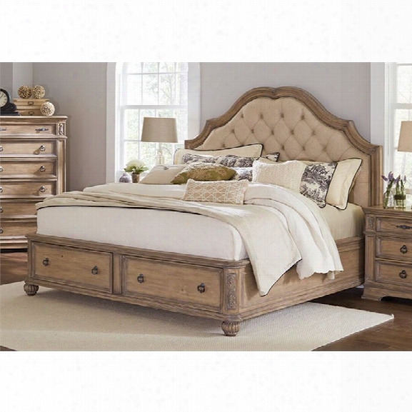 Coaster Ilana King Storage Bed In Cream