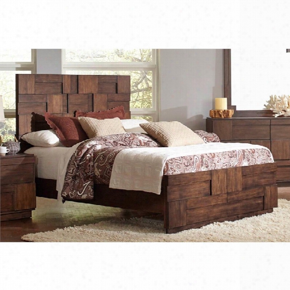 Coaster Queen Panel Bed In Golden Brown