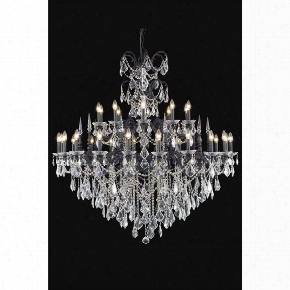 Elegant Lighting Athena 53 30 Light Elements Crystal Chandelier