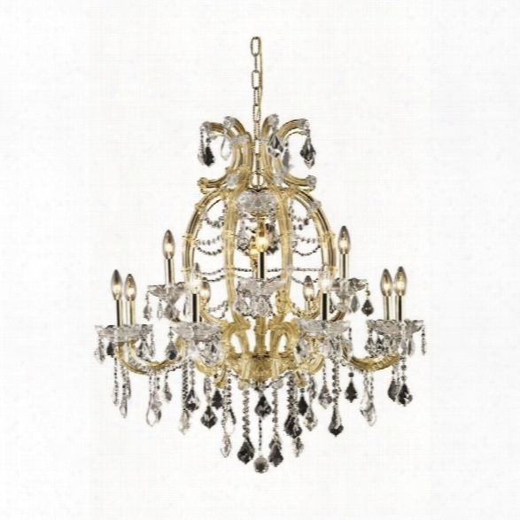 Elegant Lighting Maria Theresa 12 Light Elements Crystal Chandelier