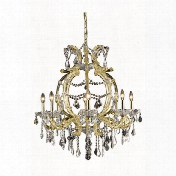 Elegant Lighting Maria Theresa 29 8 Light Elements Crystal Chandelier