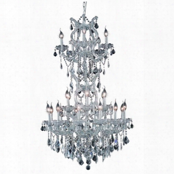 Elegant Lighting Maria Theresa 30 25 Light Spectra Crystal Chandelier