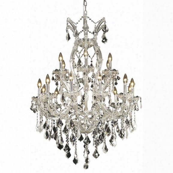 Elegant Lighting Maria Theresa 32 19 Light Spectra Crystal Chandelier