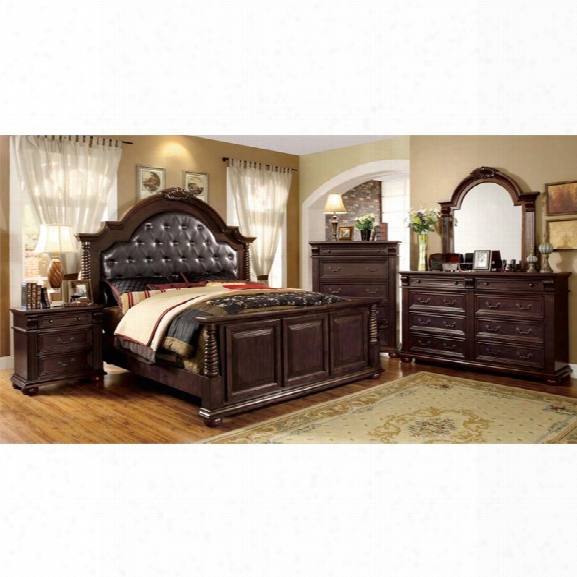 Furniture Of America Catherine 4 Piece King Bedroom Set