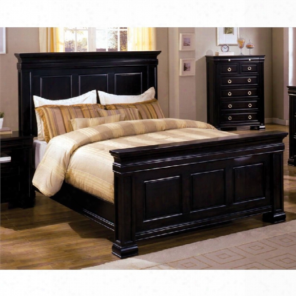 Furniture Of America Crain King Panel Bed In Tobacco Espresso