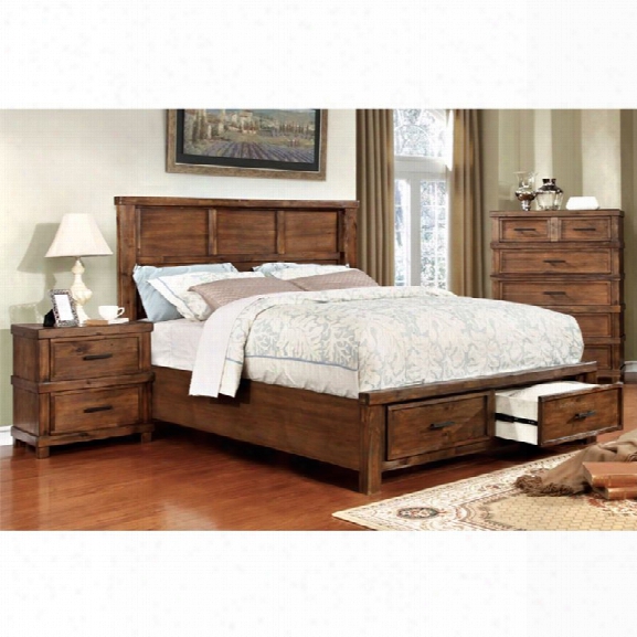 Furniture Of America Gillian 2 Piece California King Panel Bedrom Set