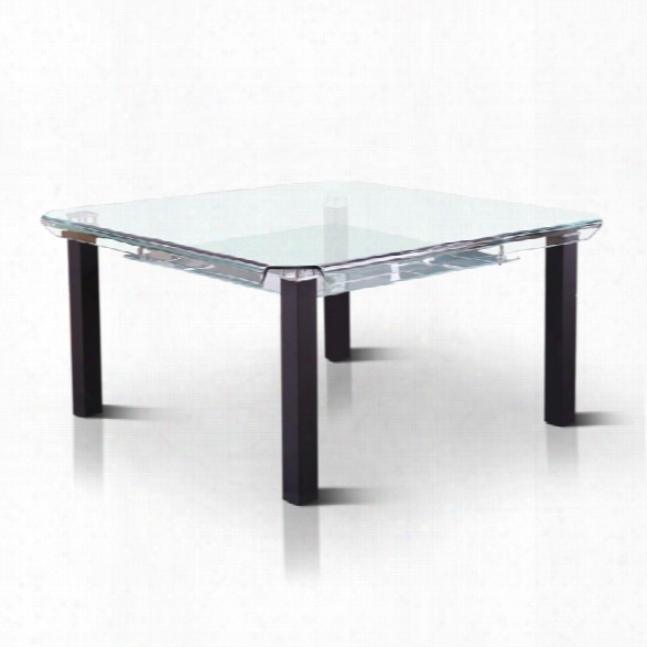 Furniture Of America Madilynn Glass Top Dinner Table In Black