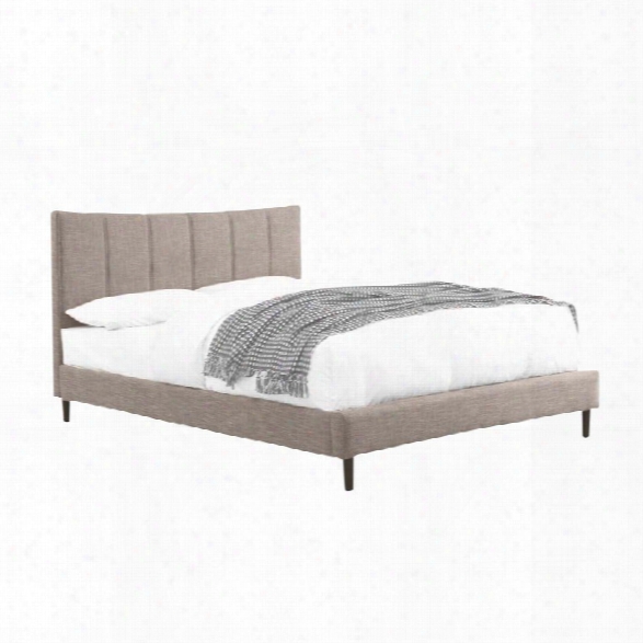Furniture Of America Sislah Upholstered California King Bed In Beige