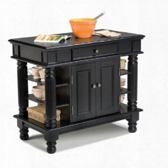 Home Styles Kitchen Island In Black