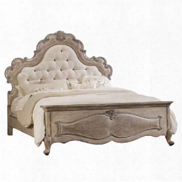 Hooker Furniture Chatelet Upholstered King Panel Bed In Beige