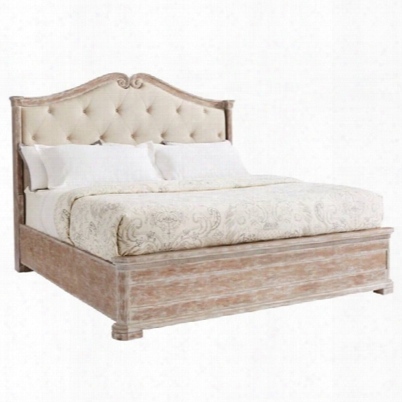 Juniper Dell Upholstered Bed Queen In English Clay