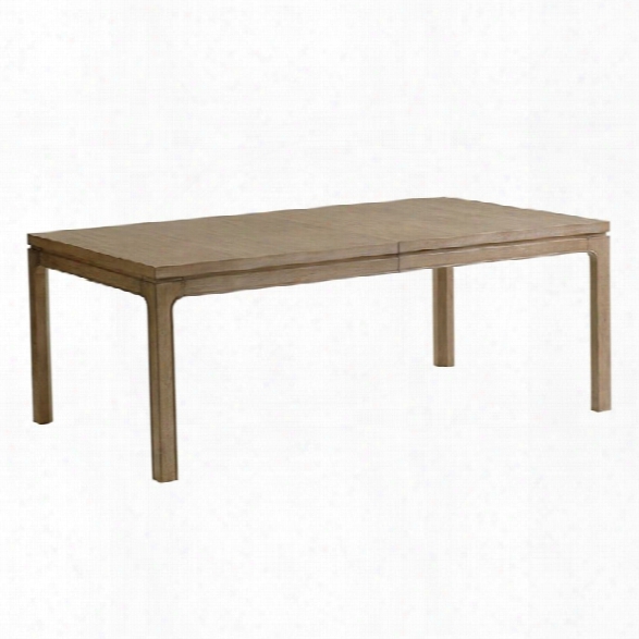 Lexington Shadow Play Concorder 80 Dining Table In Gray Elm