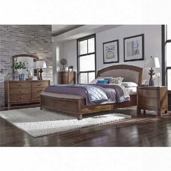 Liberty Furniture Avalon Iii 5 Piece Queen Storage Bedroom Set