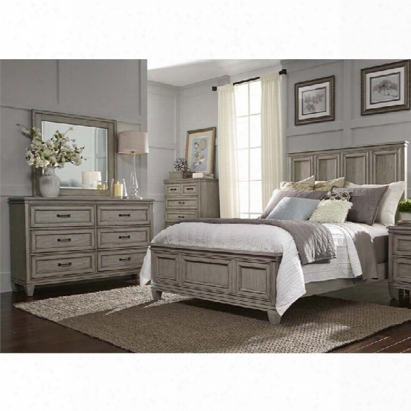 Liberty Furniture Grayton Grove 4 Piece Queen Panel Bedroom Set