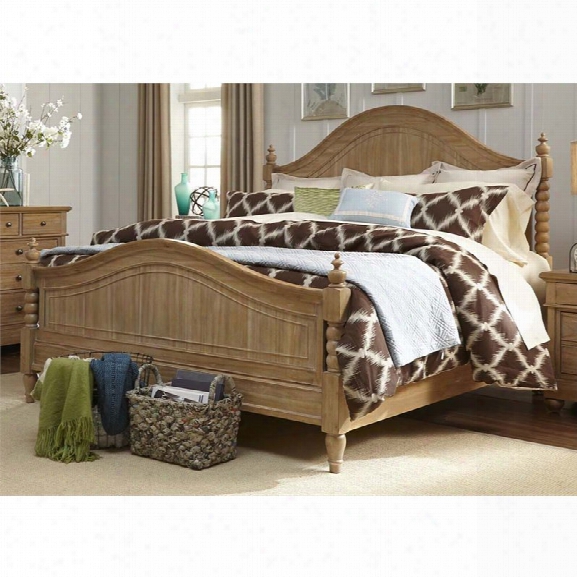 Liberty Furniture Harbor View King Poster Bed In Sand