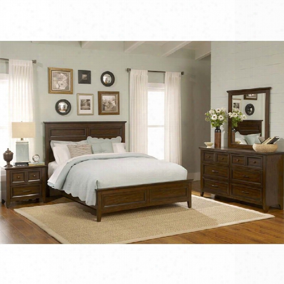 Liberty Furniture Laurel Creek 4 Piece Queen Panel Bedroom Set