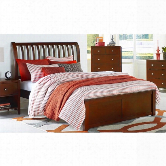 Ne Kids Pulse King Sleigh Bed In Cherry