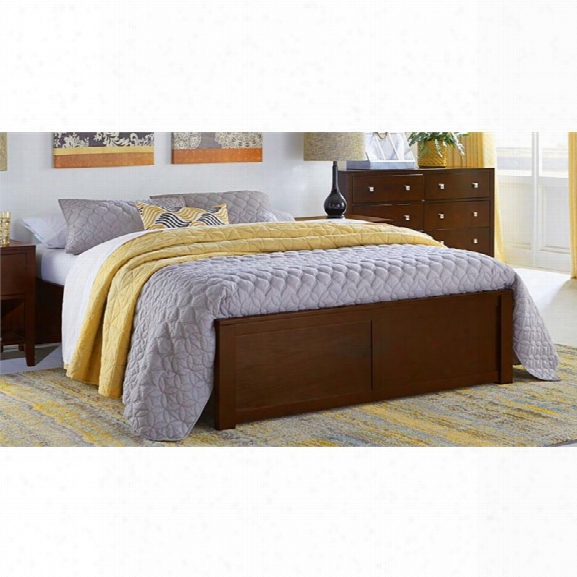 Ne Kids Pulse Queen Platform Bed In Cherry