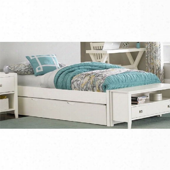 Ne Kids Pulse Twin Platform Bed With Trundle In White