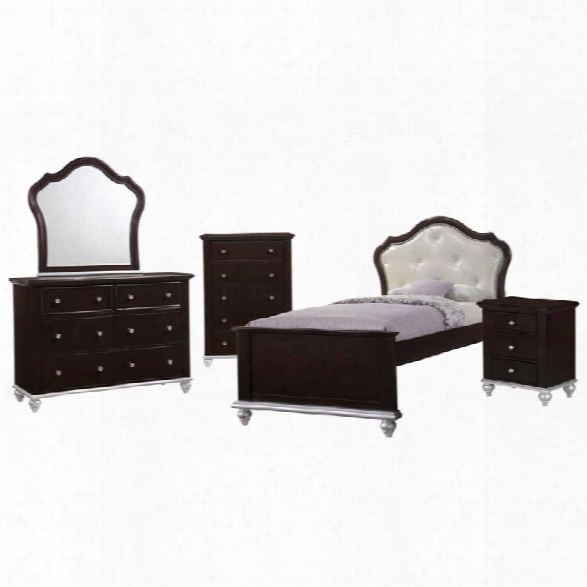 Picket House Furnishings Alli 6 Piece Twin Platform Bedroom Set