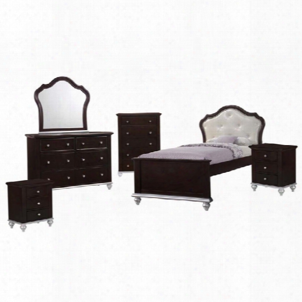 Picket House Furnishings Alli 7 Piece Twin Platform Bedroom Set