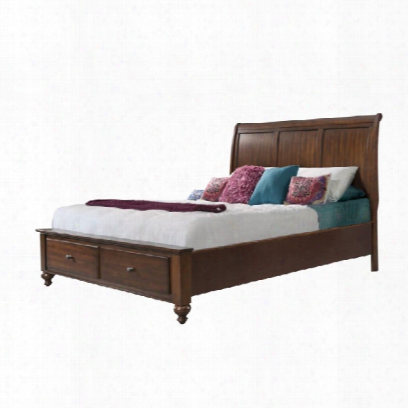 Picket House Furnishings Channing Queen Platform Bed In Cherry