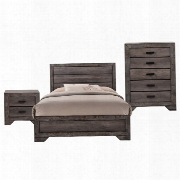 Picket House Furnishings Grayson 3 Piece King Panel Bedroom Set