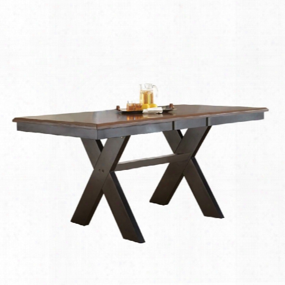 Steve Silver Violante Counter Dining Table In Black