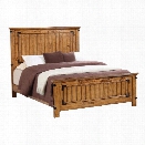 Coaster Brenner California King Panel Bed in Natural and Honey