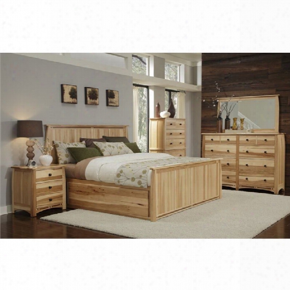 A-america Adamstown King Storage Bed In Natural