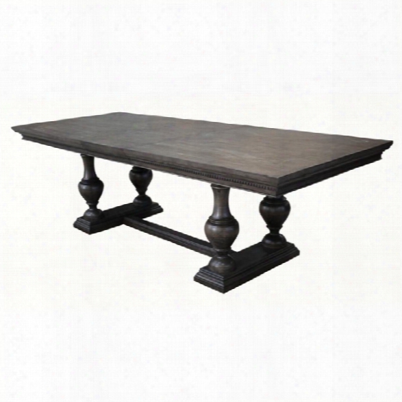 Abbyson Living Breckenridge Dining Table In City Gray