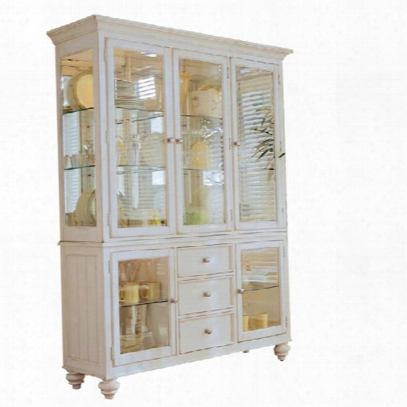 American Drew Camden China Cabinet In Buttermilk Finish