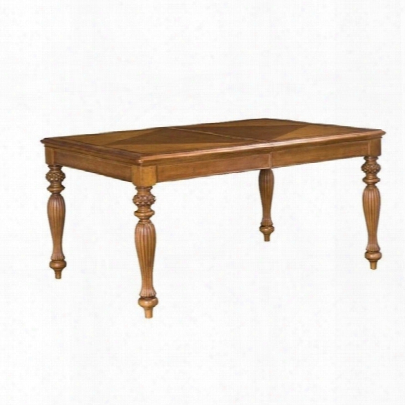 American Drw Grandd Isle Rectanular Dining Table In Amber