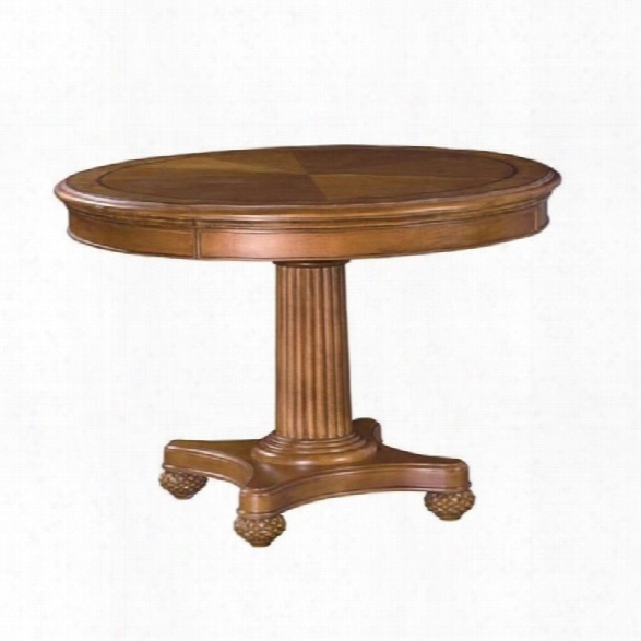 American Drew Grand Isle Round/oval Dining Table In Amber Finish