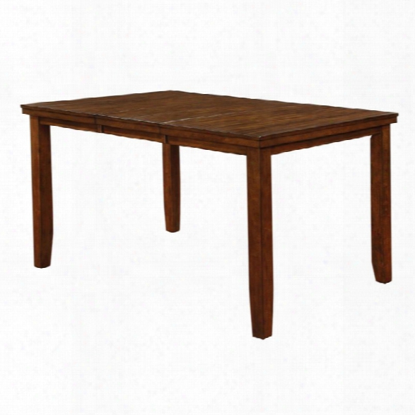 Coaster Counter Height Dining Table In Golden Brown