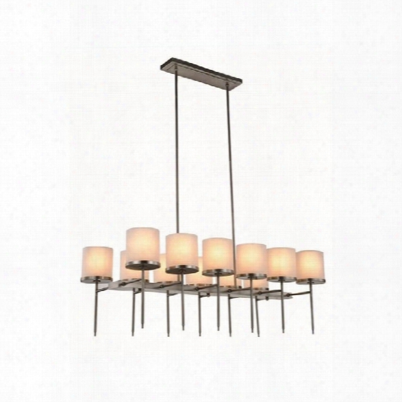 Elegant Lighting Bradford 23 12 Light Chandelier In Nickel