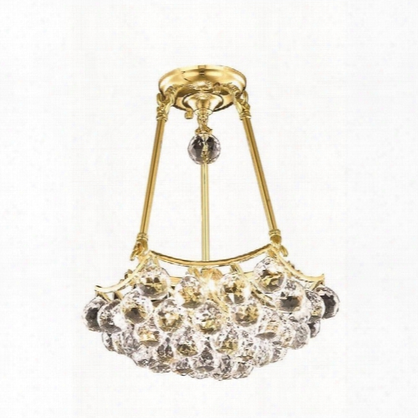 Elegant Lighting Corona 14 4 Light Elements Crystal Chandelier