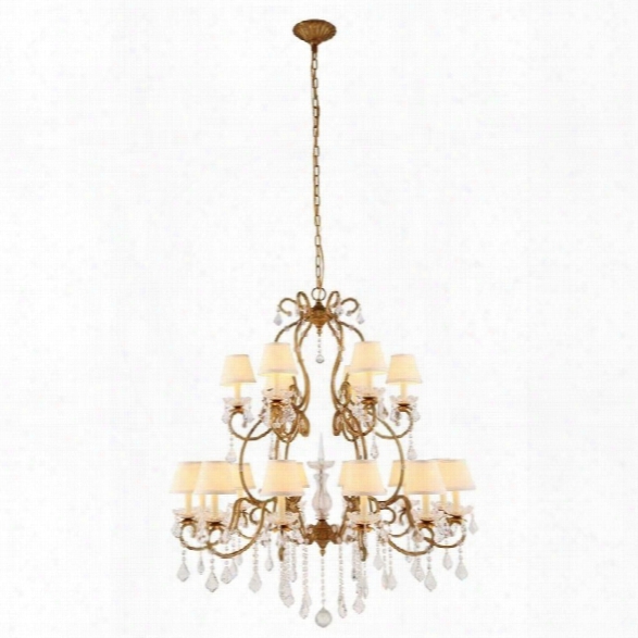 Elegant Lighting Diana 39 18 Light Chandelier