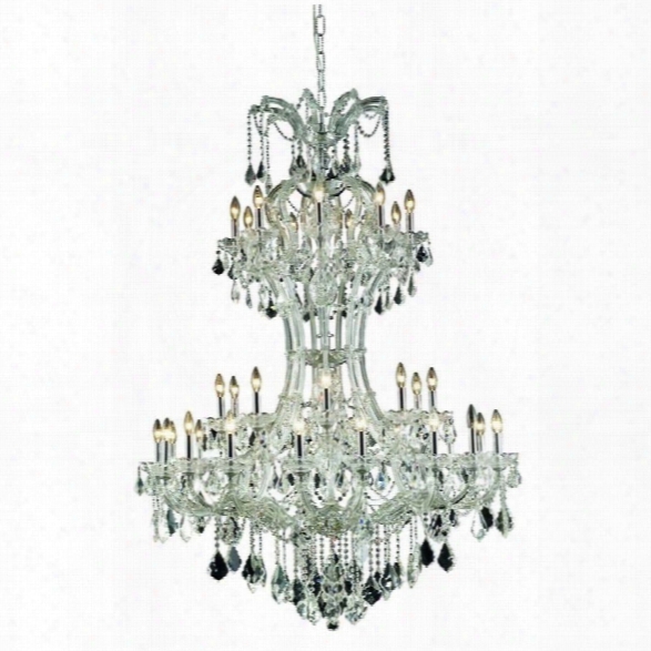 Elegant Lighting Maria Theresa 46 36 Light Elegant Crystal Chandelier