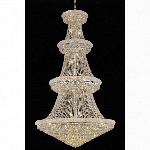 Elegant Lighting Primo 54 48 Light Elements Crystal Chandelier